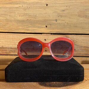 Betsey Johnson Mod Pinup Retro Oversize Sunglasses